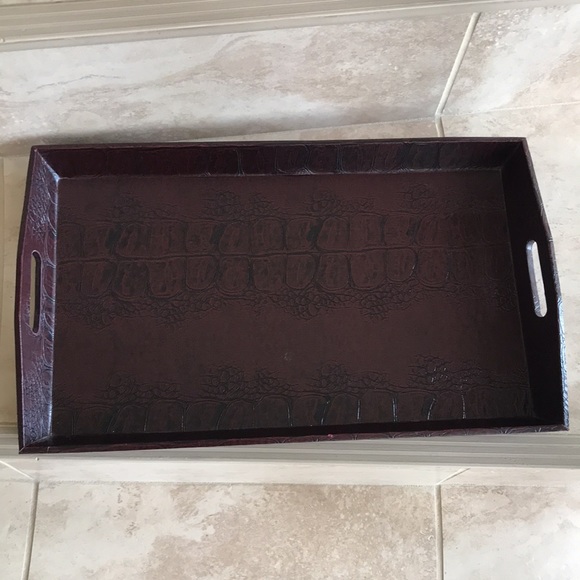 Serving/decorative tray with handles - Picture 8 of 16